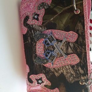 Camo western style purse